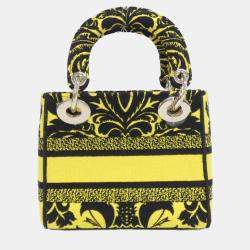 Pre Owned Christian Dior Lady D-Light Mini Handbag