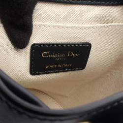 Pre Owned Christian Dior Dior Oblique Backpack Canvas And Leather Navy/Gray