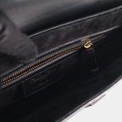 Pre Owned Dior Black Smooth Calfskin Saddle Bag