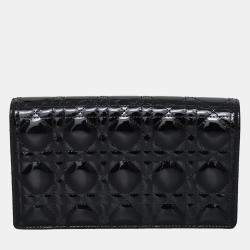 Pre Owned Patent Lady Dior Pouch