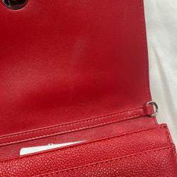 Pre Owned Diorama Wallet On Chain Pouch Bag
