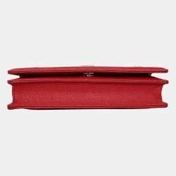 Pre Owned Diorama Wallet On Chain Pouch Bag