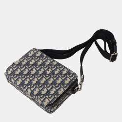 Pre Owned Oblique Zipped with Strap Pouch Crossbody Bag
