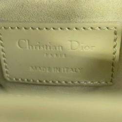 Pre Owned Dior Green Mini Patent Cannage Lady Dior