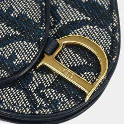 Pre Owned Christian Dior Trotter Saddle Coin Purse Wallet