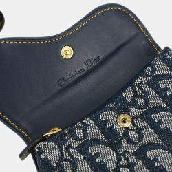 Pre Owned Christian Dior Trotter Saddle Coin Purse Wallet