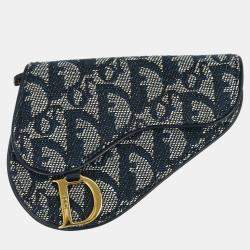 Pre Owned Christian Dior Trotter Saddle Coin Purse Wallet