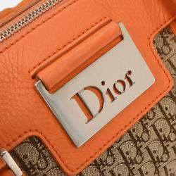 Pre Owned Christian Dior Beige Trotter Handbag