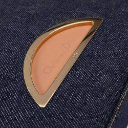 Pre Owned Christian Dior Blue Denim Malice Backpack