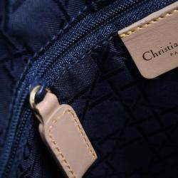 Pre Owned Christian Dior Blue Denim Malice Backpack