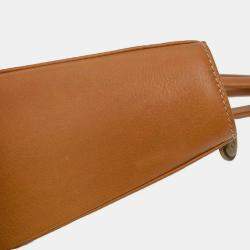 Pre Owned Christian Dior Brown Leather Lady Dior Handbag
