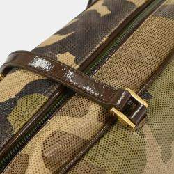 Pre Owned Christian Dior Camouflage Shoulder Bag