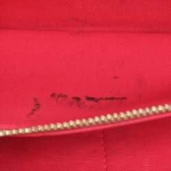 Pre Owned Dior Beige Cannage Leather Miss Dior Promenade Wallet on Chain