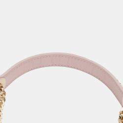 Pre Owned Dior Pink Mini Lambskin Cannage Lady Dior