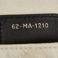 Pre Owned Dior White Small Tie Dye Denim Caro
