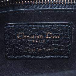 Pre Owned Dior Black J'Adior Camera Case Clutch with Chain