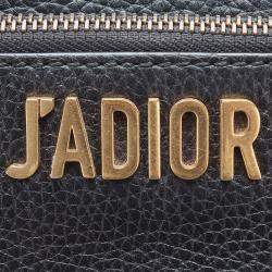 Pre Owned Dior Black J'Adior Camera Case Clutch with Chain