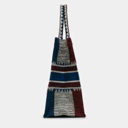 Pre Owned Dior Blue Large French Flag Book Tote