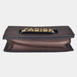 Pre Owned Dior Brown Medium J'Adior Chain Flap