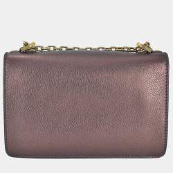 Pre Owned Dior Brown Medium J'Adior Chain Flap