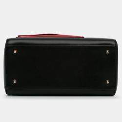 Pre Owned Dior Black Medium Calfskin Pockets Lady Dior
