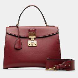 Pre Owned Dior Red DiorAddict Top Handle Bag