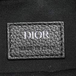 Pre Owned Dior Beige/Navy  Oblique Canvas Saddle Messenger Bag