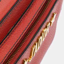Pre Owned Dior Red Leather JAdior Camera Bag