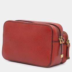 Pre Owned Dior Red Leather JAdior Camera Bag