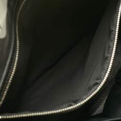 Pre Owned Dior Black Cannage Leather Granville Chain Link Tote