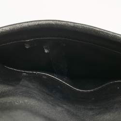Pre Owned Dior Black Cannage Leather Granville Chain Link Tote