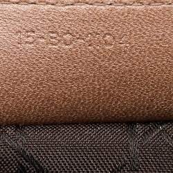 Pre Owned Dior Beige Cannage Leather Medium Lady Dior Tote