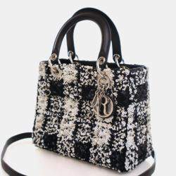 Pre Owned Dior Medium Sequins Lady Dior
