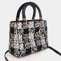 Pre Owned Dior Medium Sequins Lady Dior