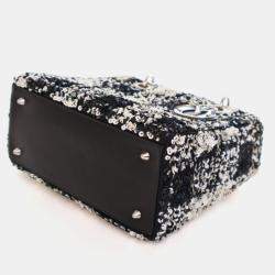 Pre Owned Dior Medium Sequins Lady Dior