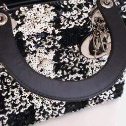 Pre Owned Dior Medium Sequins Lady Dior