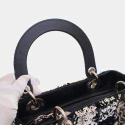 Pre Owned Dior Medium Sequins Lady Dior