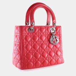 Pre Owned Dior Medium Lambskin Lady Dior