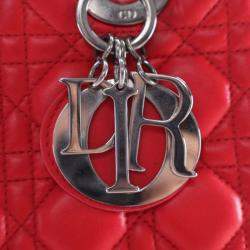 Pre Owned Dior Medium Lambskin Lady Dior