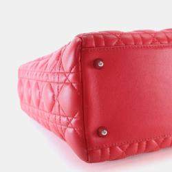 Pre Owned Dior Medium Lambskin Lady Dior