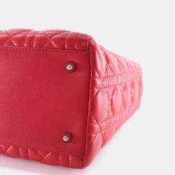 Pre Owned Dior Medium Lambskin Lady Dior