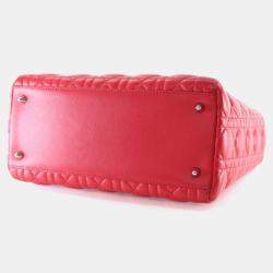 Pre Owned Dior Medium Lambskin Lady Dior