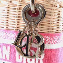 Pre Owned Dior Mini Wicker Oblique Lady Dior