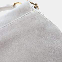 Pre Owned Dior Mini Velvet Saddle Bag