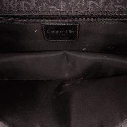 Pre Owned Dior Black Pink Leather D'Trick Brogue Spectator Bag