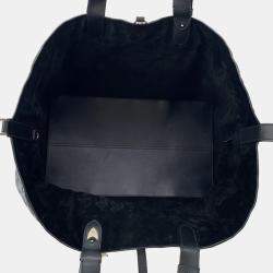 Pre Owned Christian Dior Toujours Black Leather Large Handbag 