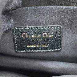 Pre Owned Christian Dior  Black Leather  Archi Cannage Essential Tote