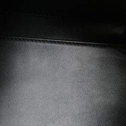 Pre Owned Christian Dior Handbag Groove 20 Macrocannage Small 2Way Black