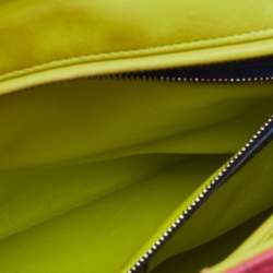 Pre Owned Dior Multicolor Cannage Leather Large Lady Dior Tote