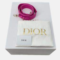 Pre Owned Dior Lady'S Dior My Abcdior Cannage Pink Lambskin Small 2-Way Bag